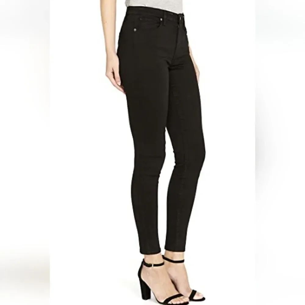 Buffalo David Bitton Vale Black Mid-Rise Skinny Stretch Jeans Size 10